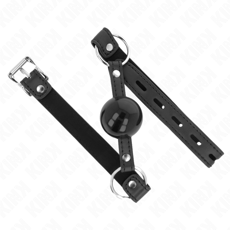 Bâillon BDSM Bit Gag Balle TPE Verrouillable Réglable - Kink