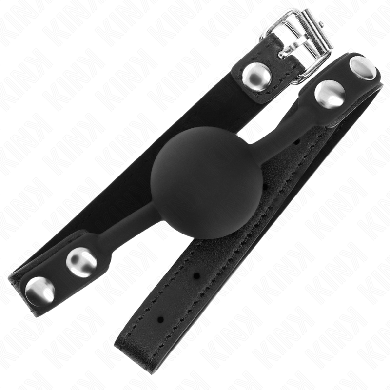 Bâillon BDSM Boule Lumineuse Silicone Sangle Réglable - Kink