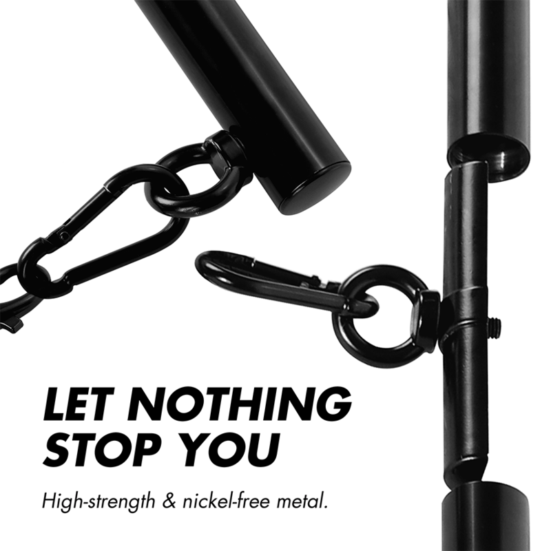 Barre d'Écartement BDSM Réglable Modulable 4 Pièces Sans Nickel - Fetish Submissive