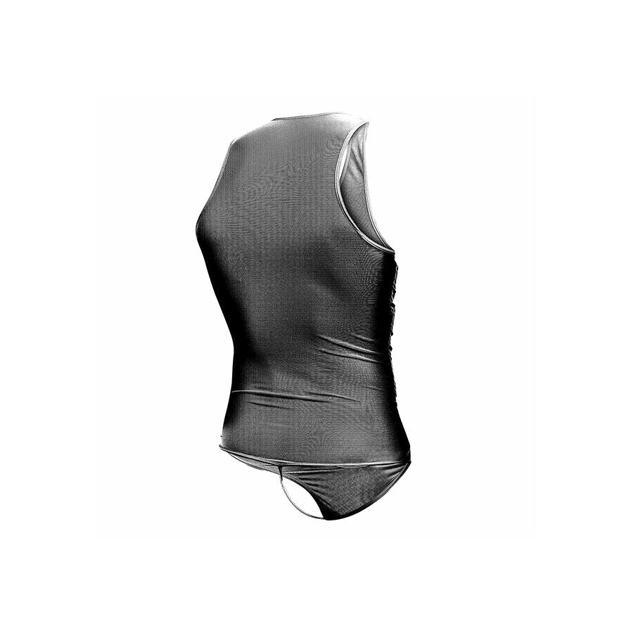 Body Transparent Bretelles Fines Échancré L/XL 3 Coloris - Mob
