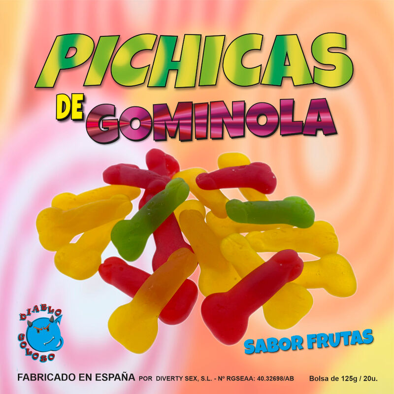 Bonbons Moelleux Forme Seins ou Pénis 4 Goûts - Diablo Goloso