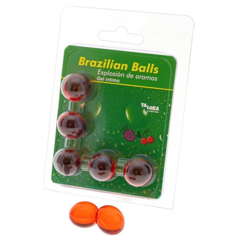 Boules Brésiliennes Comestibles Gel Intime Aromatisé Saveurs - Taloka