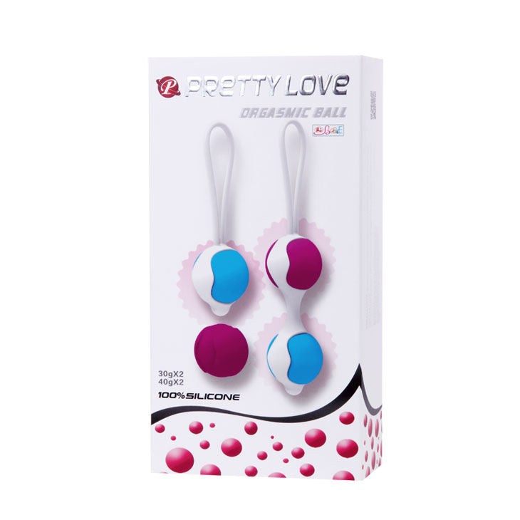 Boules de Geisha Flirtation Orgasmic Ball Deluxe Poids Interchangeables - Pretty Love