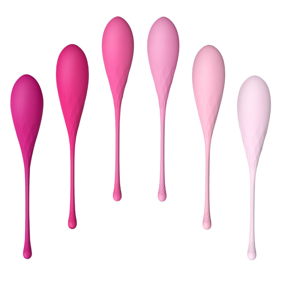 Boules de Geisha Kegel Fit Set Progressif 6 Poids Étanche IPX7 - Leslie