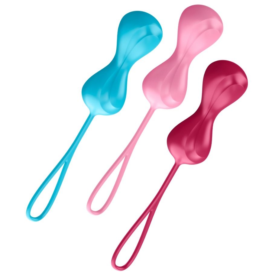 Boules de Geisha Training Set 1 Silicone 3 Poids Progressifs - Satisfyer