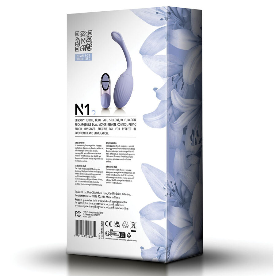Boules de Geisha Vibrantes N1 Kegel 10 Modes avec Télécommande - Niya