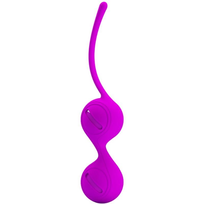 Boules de Kegel Orgasmiques Lestées Silicone Cordon de Retrait - Pretty Love