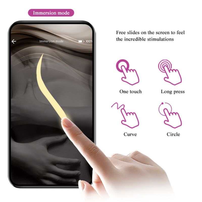 Boules de Kegel Vibrantes Elvira Connectées 12 Modes - Silicone - Pretty Love