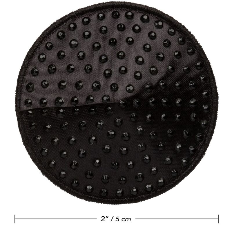 Cache-Tétons Radiance Bijou Forme Ronde Réutilisable Adhésif - CalExotics