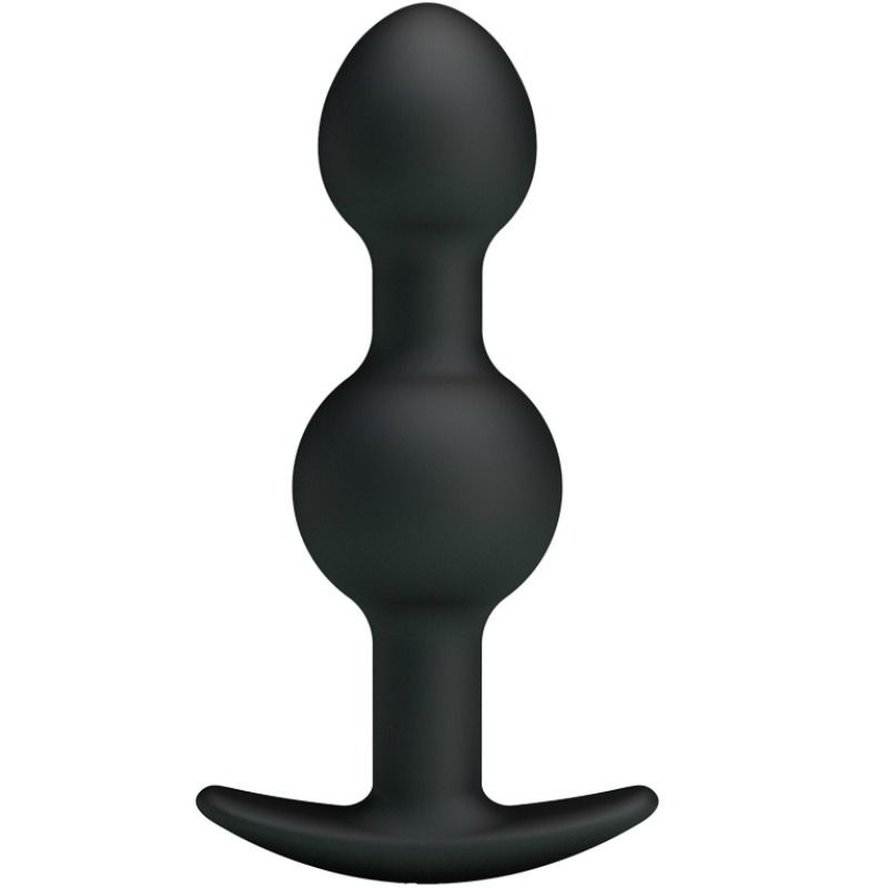 Chapelet Anal Boules Lestées Silicone Submersible 10,3 cm - Pretty Love
