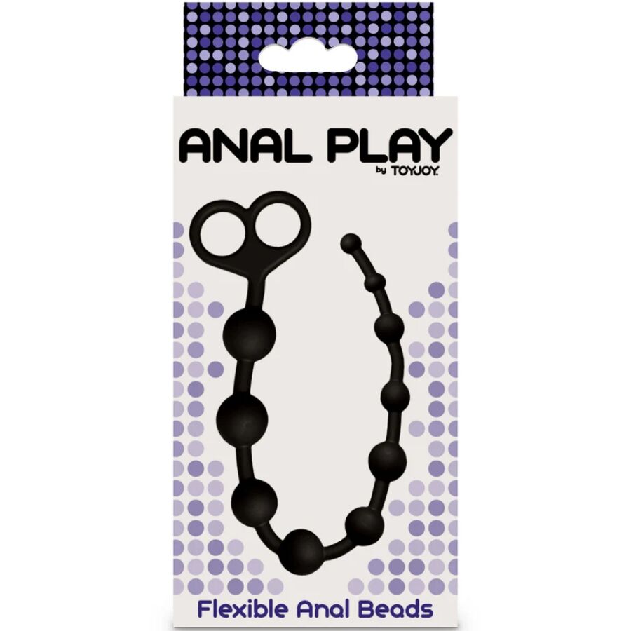Chapelet Anal Flexible Silicone Diamètre Progressif 34 cm - Toyjoy