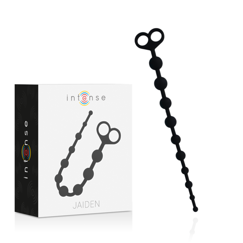 Chapelet Anal Jaiden en Silicone Doux - Hypoallergénique - Intense