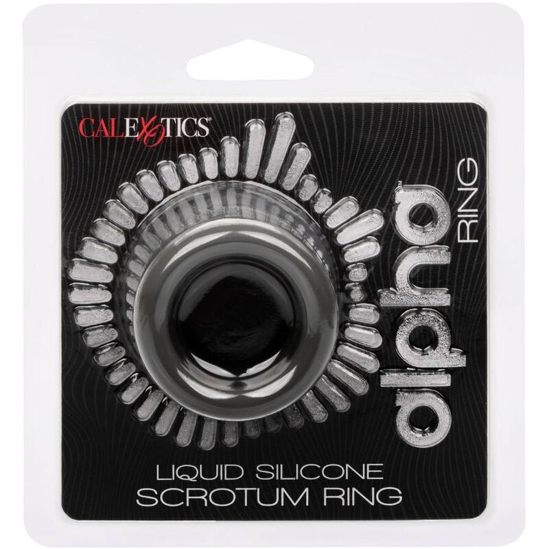 Cockring Alpha Anneau Scrotum Silicone Forme Sablier Extensible - CalExotics