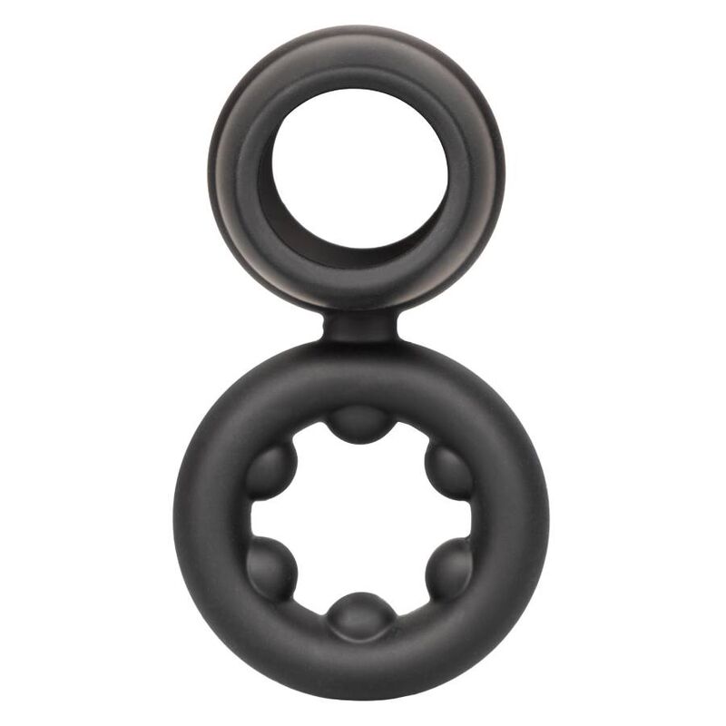 Cockring Alpha Dual Magnum Silicone Double Anneau avec Soutien Scrotum - CalExotics
