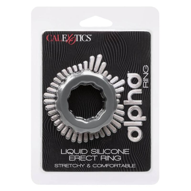 Cockring Alpha Silicone Extensible Design Perlé Étanche - CalExotics
