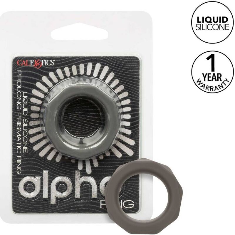Cockring Prismatique Alpha Prolong Silicone Étanche Sans Couture - CalExotics