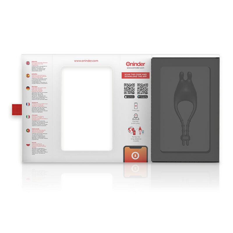 Cockring Vibrant Connecté Pampa Réglable 10 Vitesses Rechargeable - Oninder