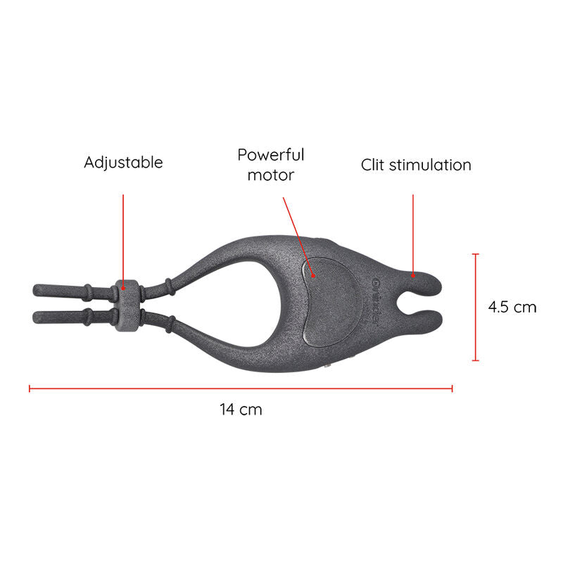 Cockring Vibrant Connecté Pampa Réglable 10 Vitesses Rechargeable - Oninder
