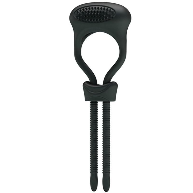 Cockring Vibrant Curitis Anneau Ajustable Silicone Stimulateur Couple - Pretty Love