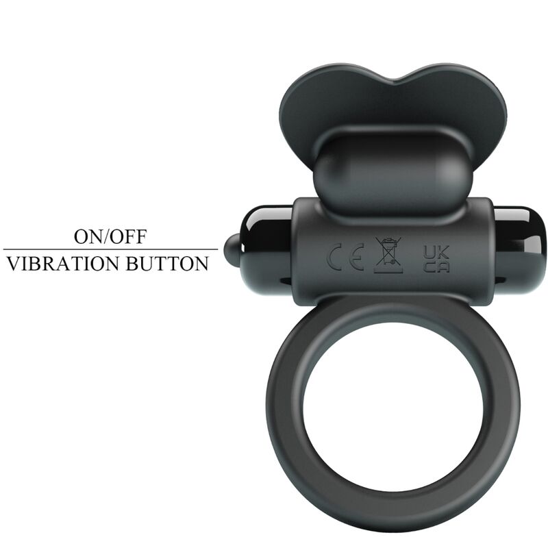 Cockring Vibrant Debonaire Rabbit Stimulateur Clitoridien 10 Modes - Pretty Love