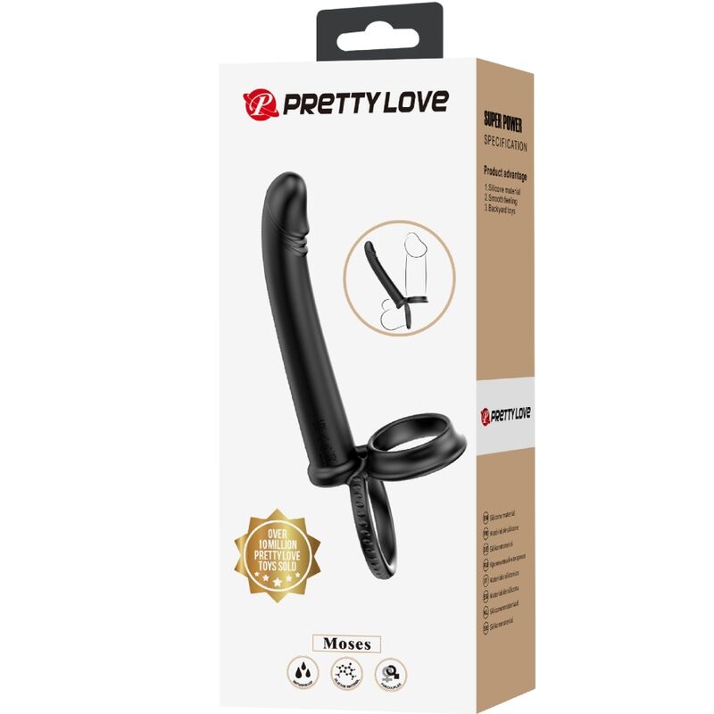 Cockring Vibrant Double Anneau Dillion 12 Modes Rechargeable - Pretty Love