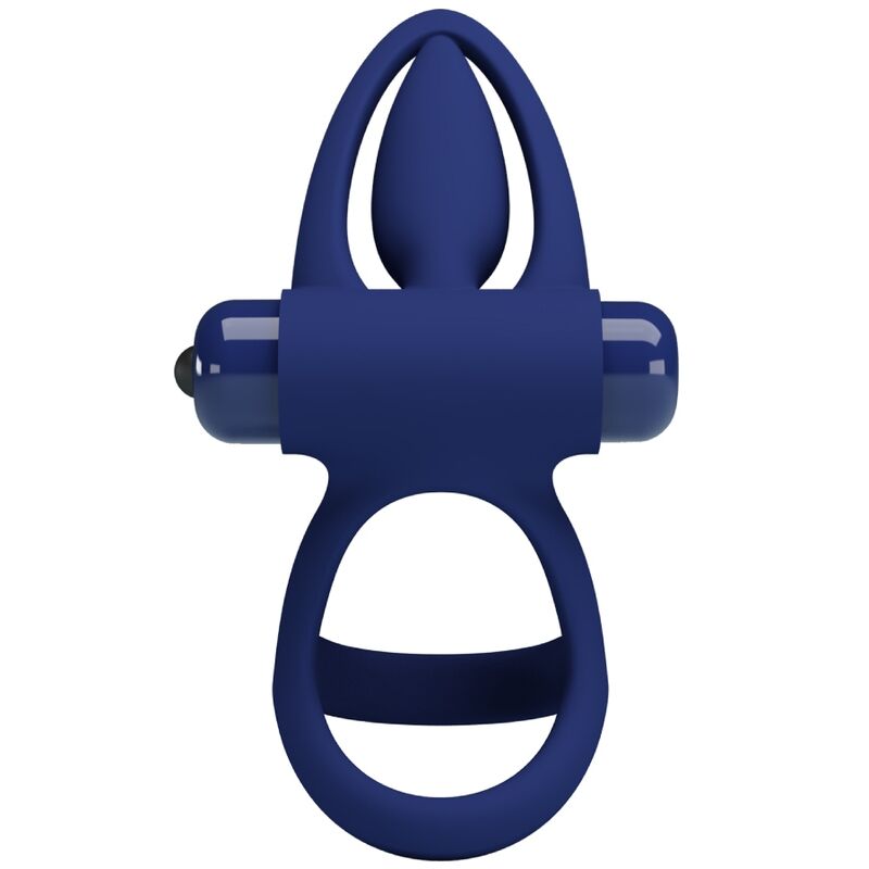 Cockring Vibrant Double Anneau Stimulateur Clitoridien 10 Modes - Pretty Love