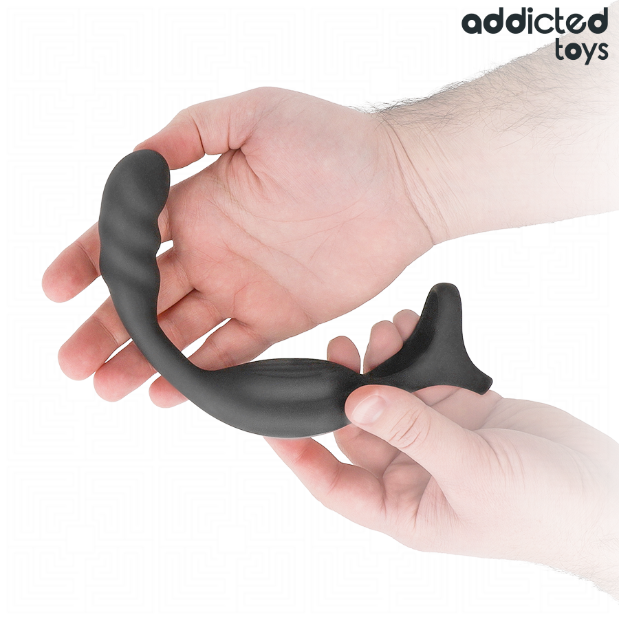Cockring Vibrant Double Stimulation Prostate 10 Modes Télécommande - Addicted Toys