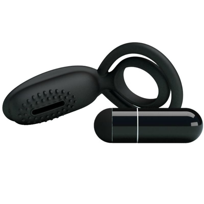 Cockring Vibrant Esther Silicone Stimulateur Clitoridien - Pretty Love