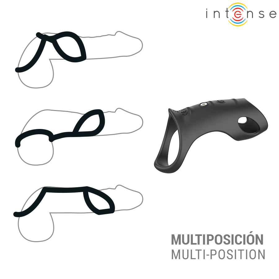 Cockring Vibrant Jerome Réglable Extension Stimulante Modèle 12 - Intense