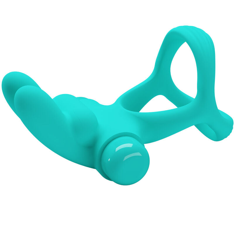 Cockring Vibrant Lapin Dante Silicone Extensible Étanche - Pretty Love