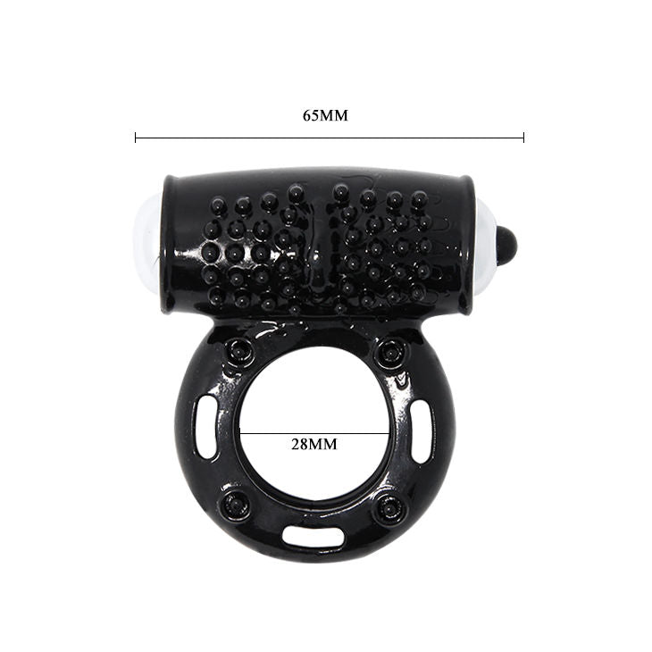 Cockring Vibrant Power Ring 10 Modes Bille Amovible Extensible - Baile