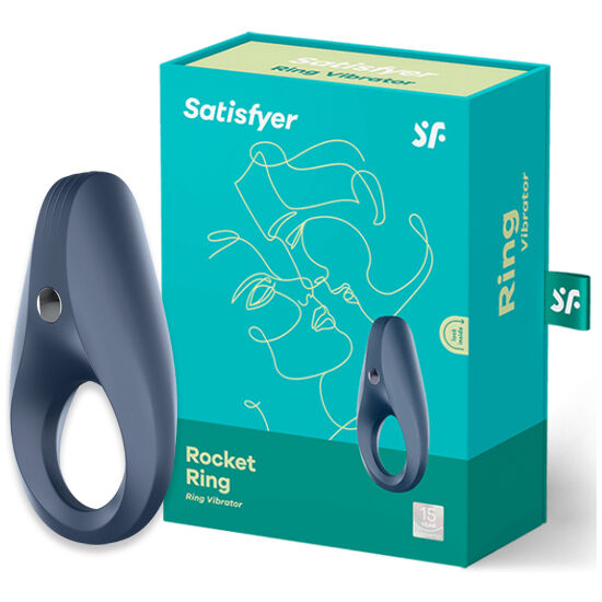 Cockring Vibrant Ring 1 Silicone 10 Modes Rechargeable Étanche - Satisfyer