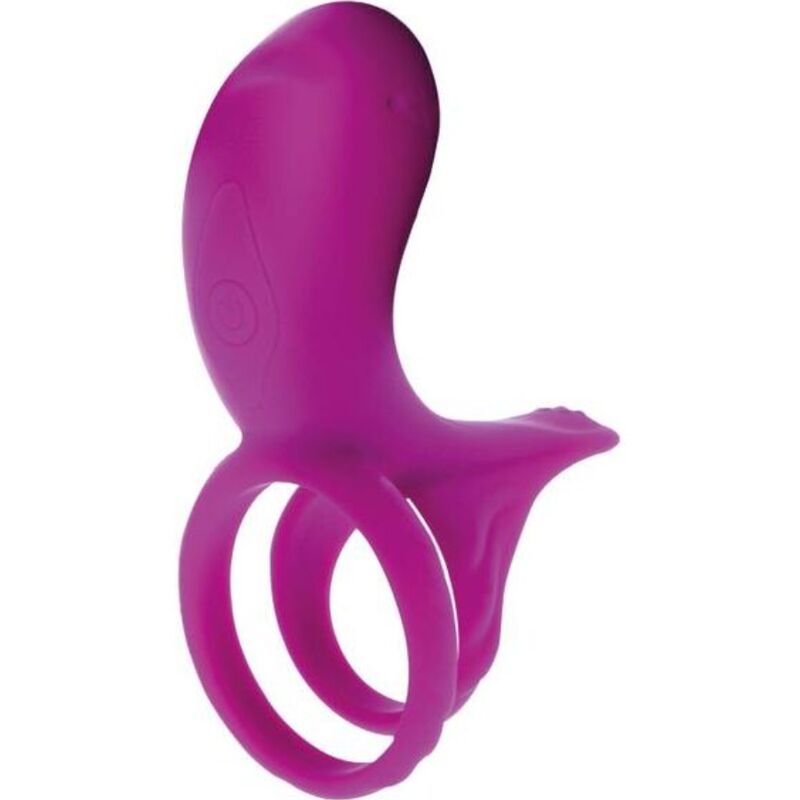 Cockring Vibrant Stimulateur de Couple Fuchsia Rechargeable - Xocoon