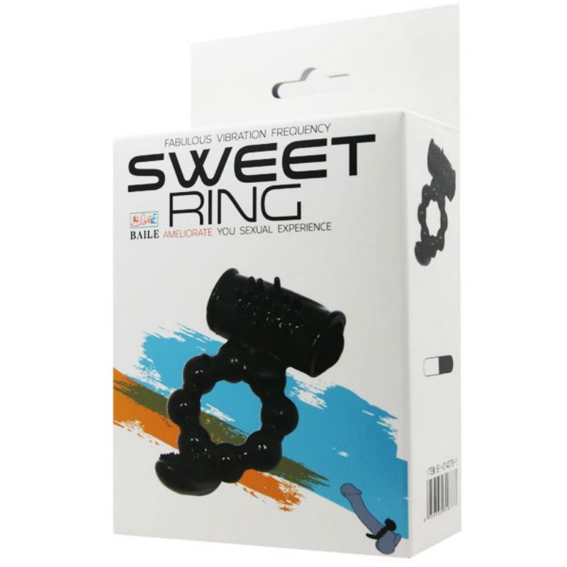 Cockring Vibrant Sweet Ring Double Stimulateur Clitoridien - Baile