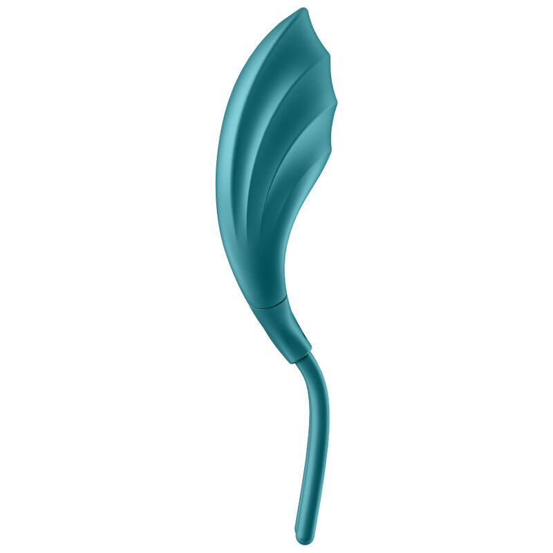 Cockring Vibrant Swordsman Réglable 12 Modes IPX7 Vert - Satisfyer