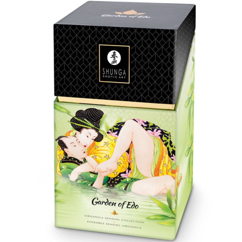 Coffret Sensuel Edo Garden Collection Bio 5 Soins Érotiques - Shunga