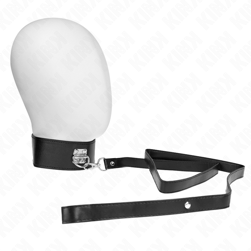 Collier BDSM avec Laisse Réglable 36-43 cm Modèle 2 - Kink