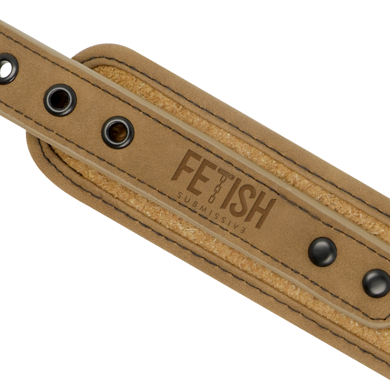 Collier BDSM avec Menottes Origin Chaîne Doublée Néoprène - Fetish Submissive