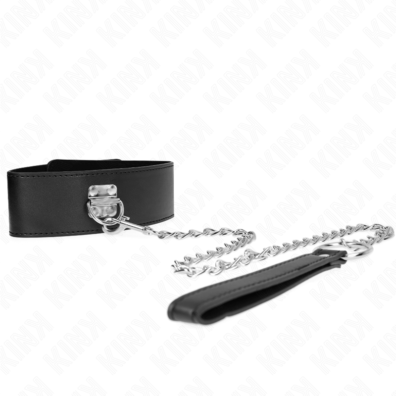 Collier BDSM Diamants Strass Laisse Ajustable 33-41 cm - Kink