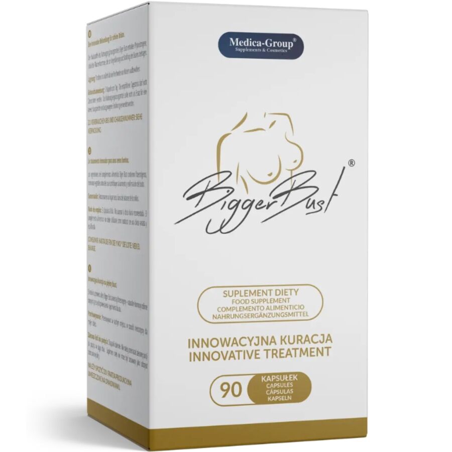 Complément Alimentaire Fermeté Poitrine Bigger Bust 90 Capsules - Medica Group