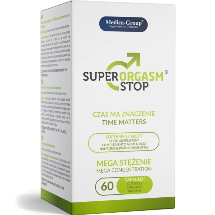 Complément Retard Super Orgasm Stop 60 Capsules Naturelles - Medica Group