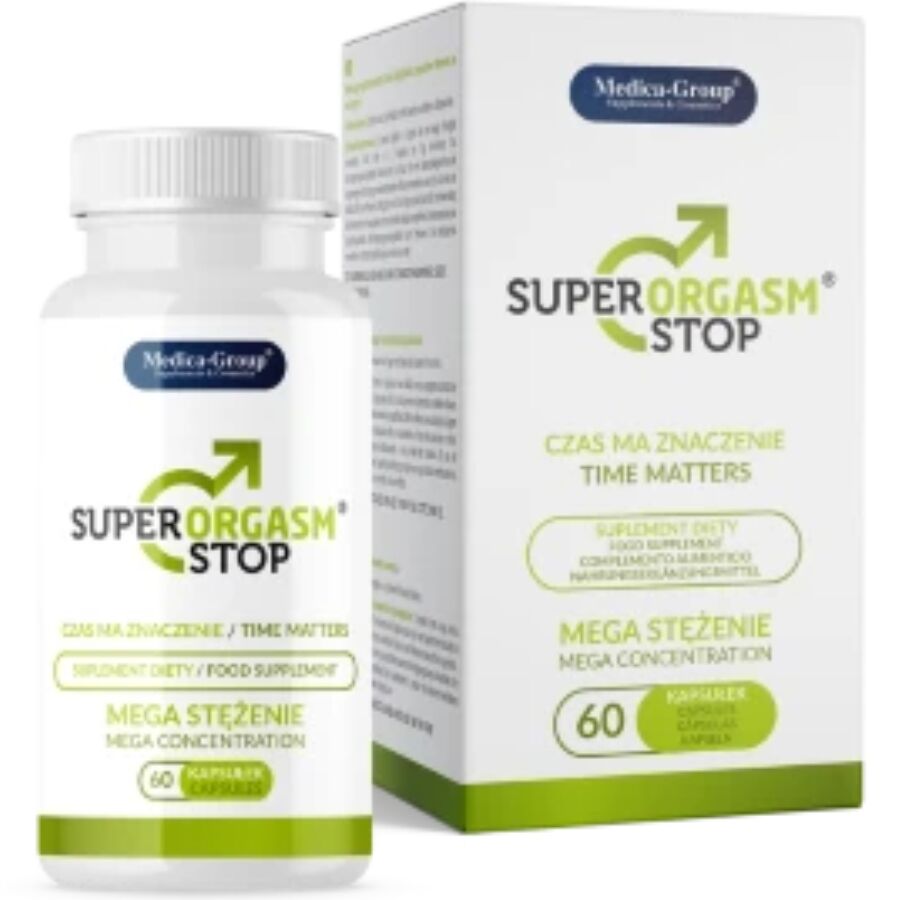 Complément Retard Super Orgasm Stop 60 Capsules Naturelles - Medica Group