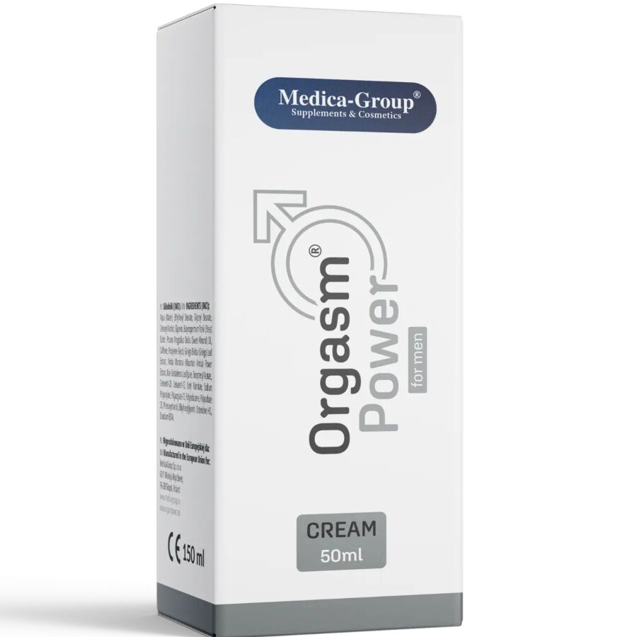 Crème Intime Stimulante Orgasm Power for Men Ginkgo & Caféine 50 ml