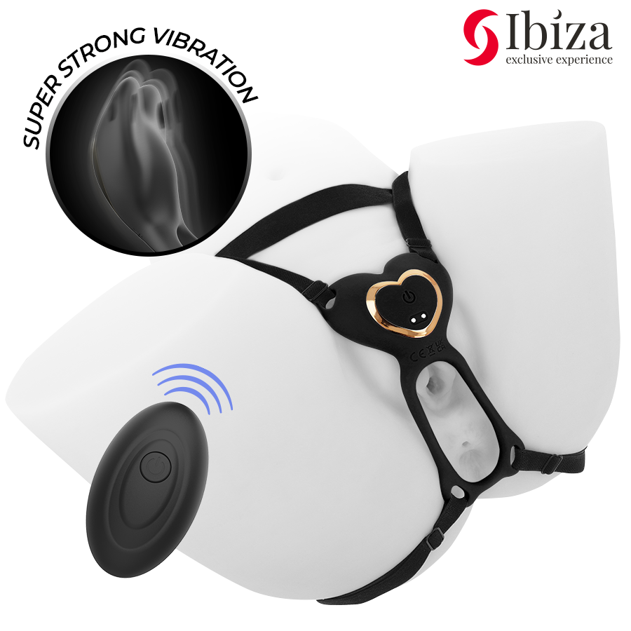 Culotte Vibrante Iel Forme Cœur Télécommande Sans Fil 10 Modes IPX7 - Ibiza Technology
