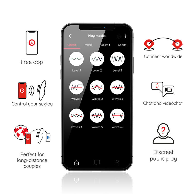 Culotte Vibrante Manila Connectée 9 Vitesses Rechargeable - Oninder
