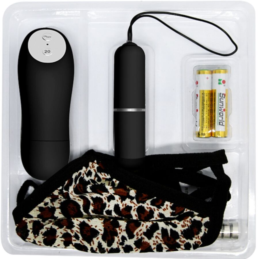 Culotte Vibrante Télécommande Sans Fil 20 Modes String Sexy - Baile