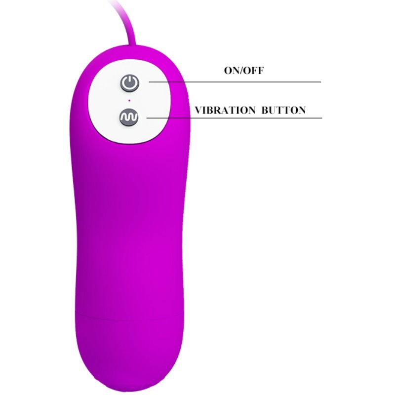 Double Œuf Vibrant Irma Télécommande 12 Modes USB - Pretty Love