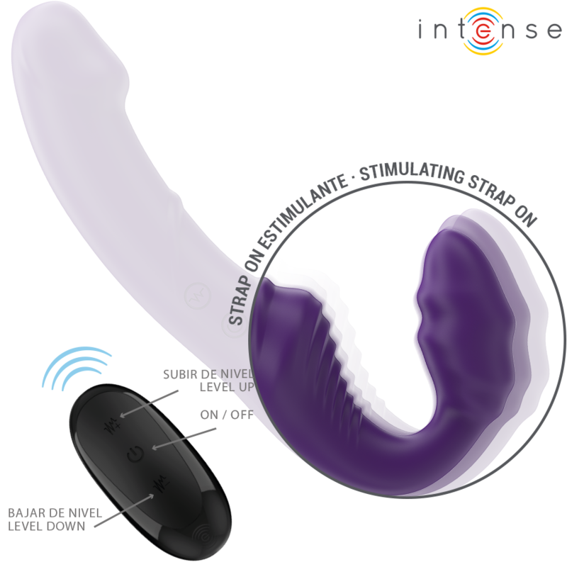 Double Vibromasseur Jill Télécommande Sans Fil 20 cm - Intense