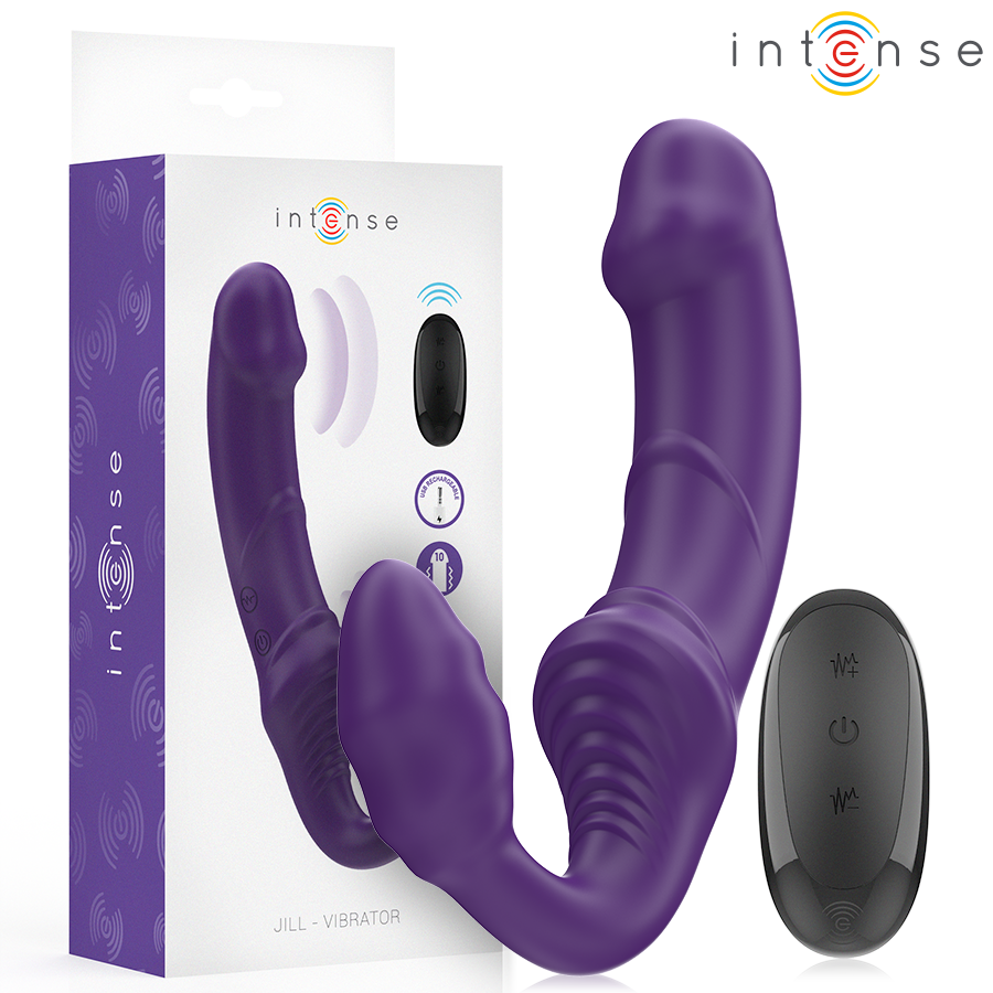Double Vibromasseur Jill Télécommande Sans Fil 20 cm - Intense