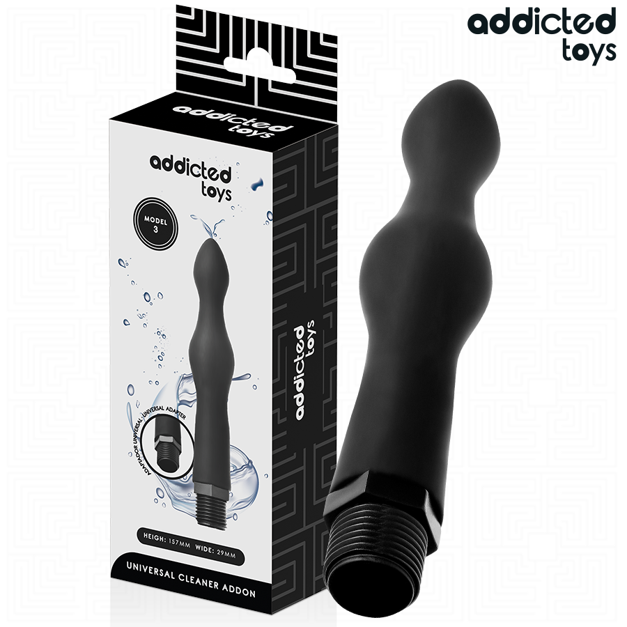 Douche Anale Adaptateur Universel Modèle 3 Silicone Souple - Addicted Toys